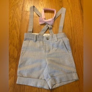 Jamie and Jack Suspender Shorts